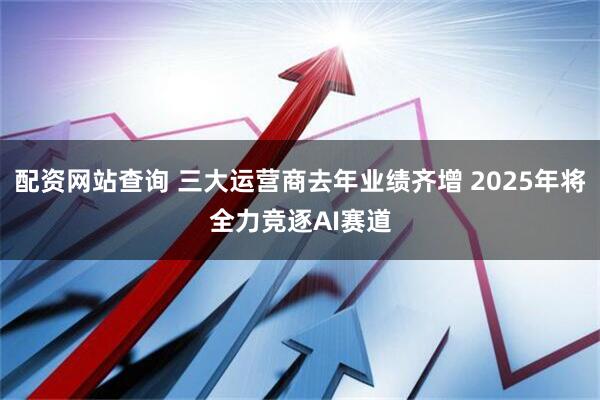 配资网站查询 三大运营商去年业绩齐增 2025年将全力竞逐AI赛道